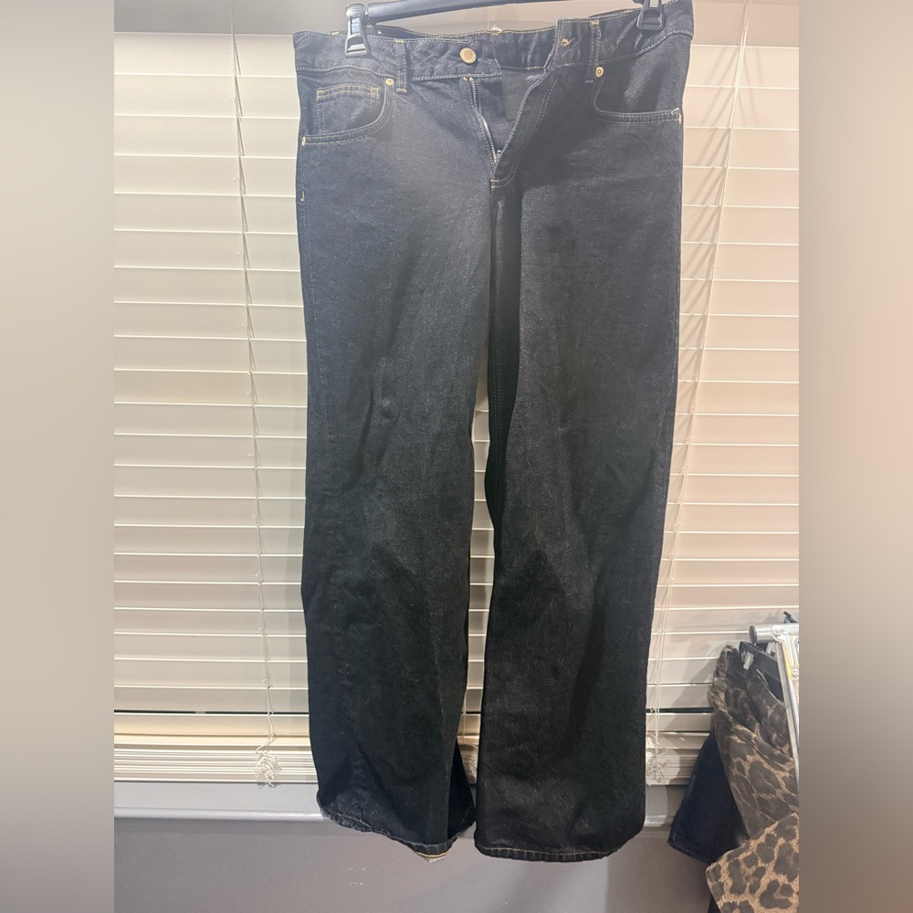 Zara Black Flare & Wide Leg Jeans